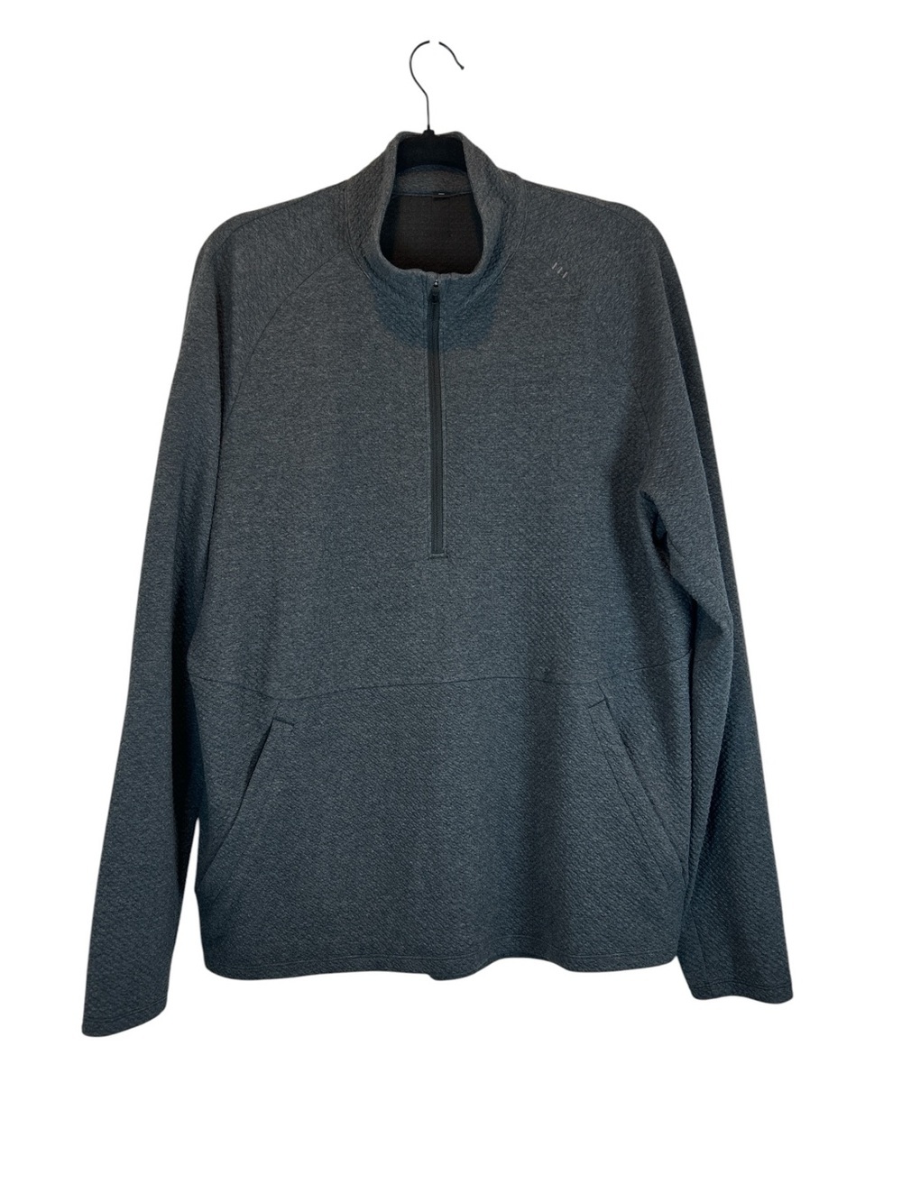 Lululemon At Ease Half -Zip Pullover Sweatshirt in Dark Charcoal size L